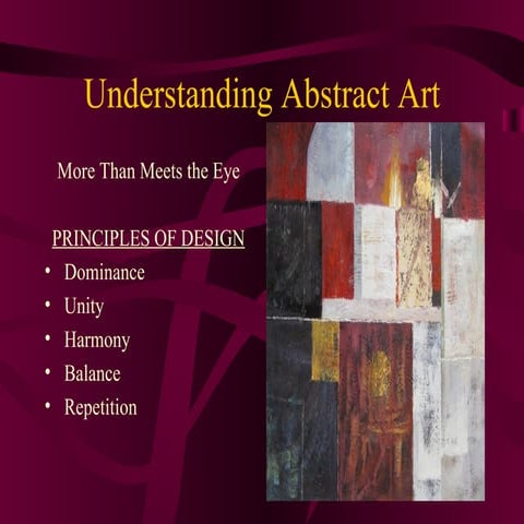 Understanding Abstract Art