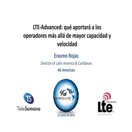 Webinar telesemana lte