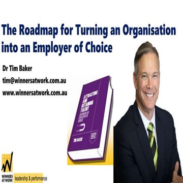 The roadmap for turning an organisation into an employer of choice