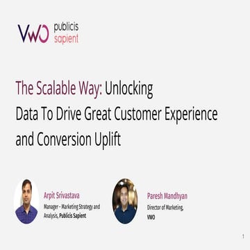 [Webinar] The Scalable Way: Unlocking Data To Drive Great Customer Experience...