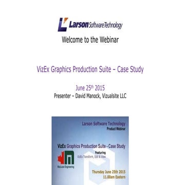 Webinar VizEx Transform Case Study