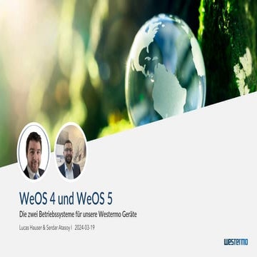 Westermo Technologie Webinar WeOS4 und WeOS5