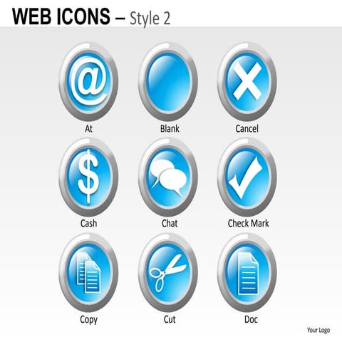Social media icons powerpoint presentation templates | PPTX