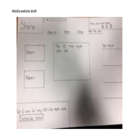 Rough copies of the magazine front cover | DOCX