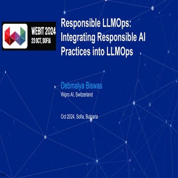 Responsible LLMOps presentation at Webit 2024