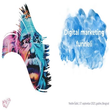 Digital marketing funneli - Nedim Šabić @ Webiz 2021