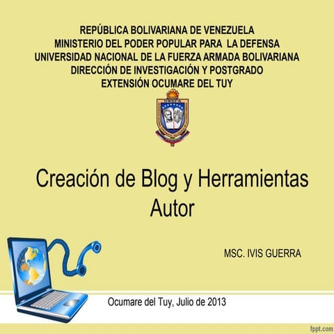 Weblog y herramientas autor