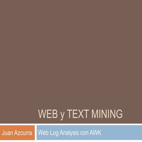 Web Log Analysis - AWK