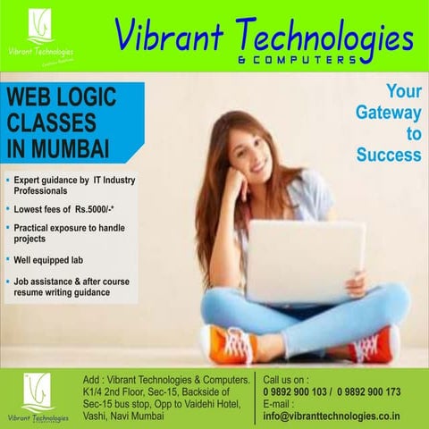 Web logic classes in mumbai