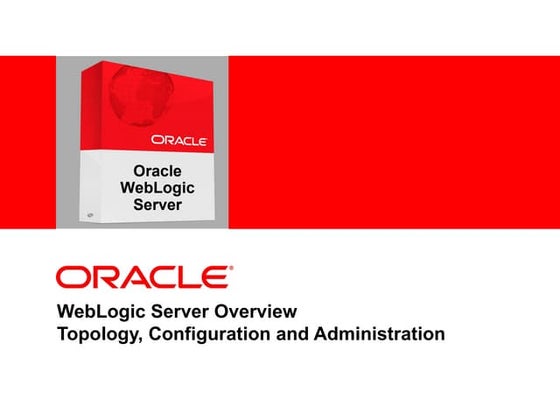 Oracle WebLogic 11g Topology | PDF