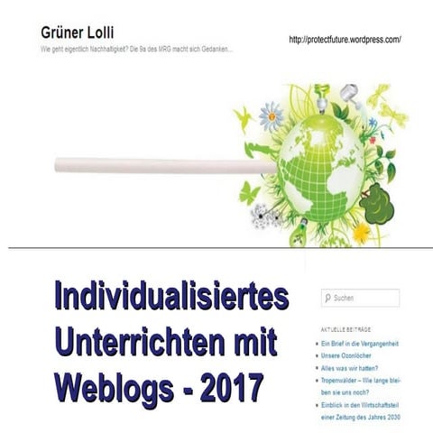 Weblogs unterricht 2017