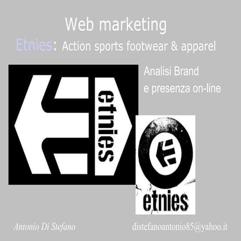 Web Marketing Etnies: analisi brand e presenza on-line