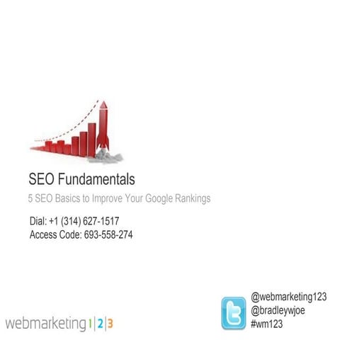 SEO Fundamentals: 5 SEO Basics to Improve Your Google Rankings