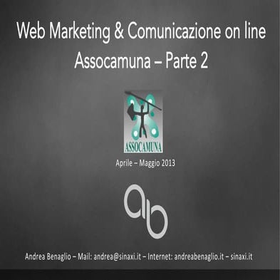 Web marketing & comunicazione   parte 2