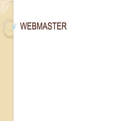 Webmaster