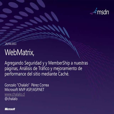 Web matrix session4