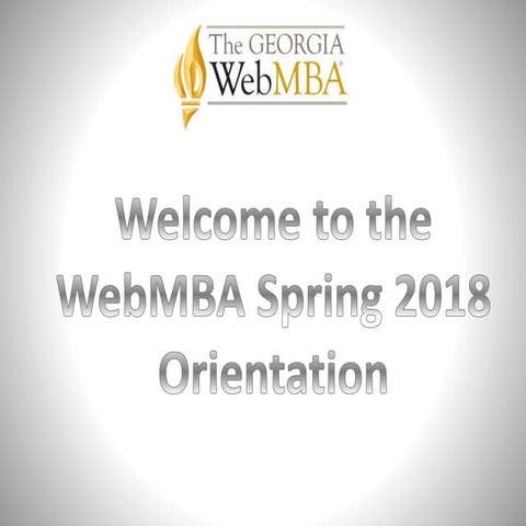 MBA Alumnus speech to the 2018 Georgia WebMBA retreat
