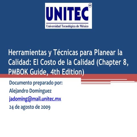Webminar   herramientas y técnicas para planear la calidad