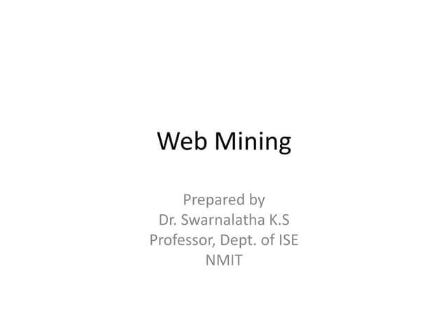 Web mining