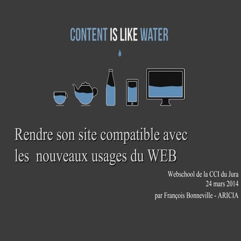 Webmobile - Rendre son site compatible avec les nouveaux usages du WEB