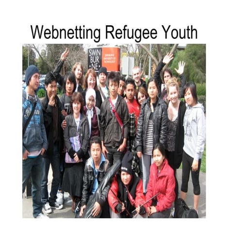 Webnetting refugee youth