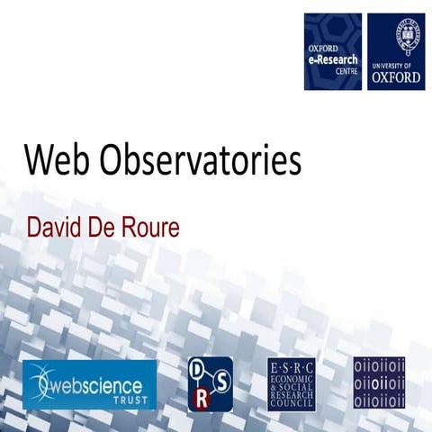 Web Observatories