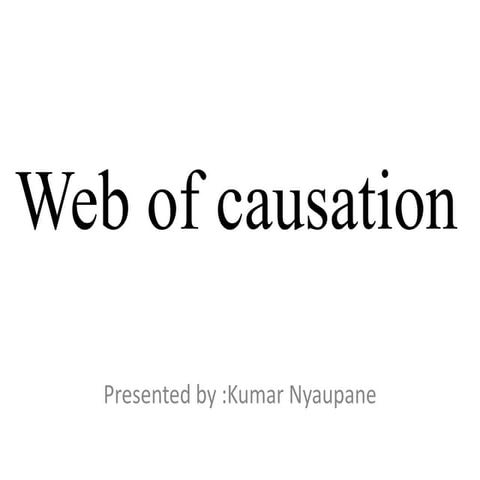 Web of causation