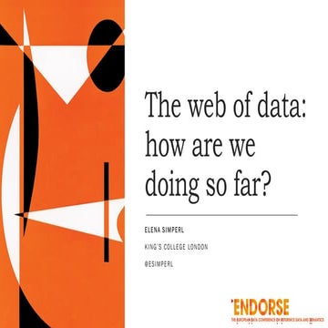 The web of data: how are we doing so far
