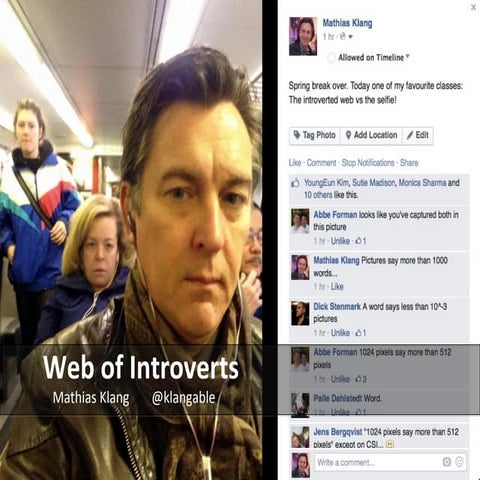 Web of Introverts and Selfie Culture