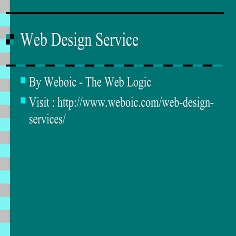Weboic website design
