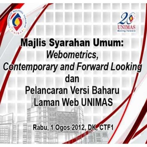 Webometrics Unimas