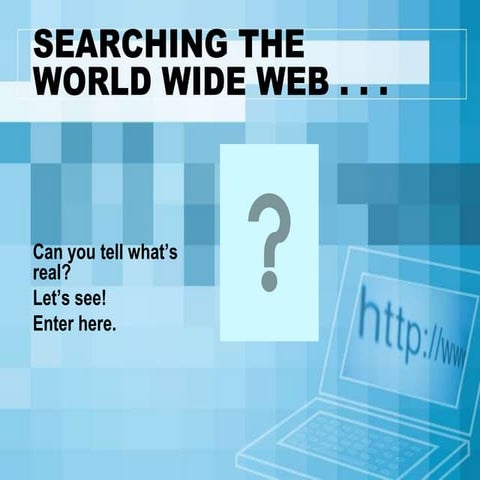 Features of a website lesson | PPTX