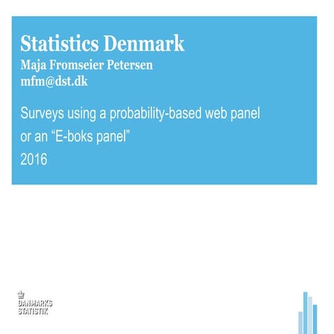 Web panel surveys maja fromseier petersen