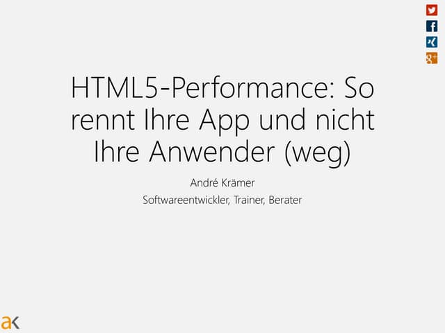 HTML5-Performance: So rennt Ihre App und nicht Ihre Anwender (weg)