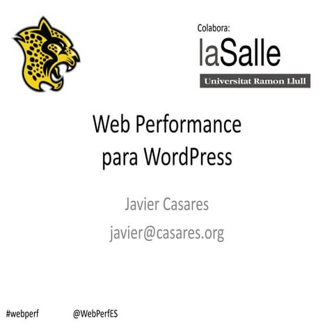 Webperf wordpress