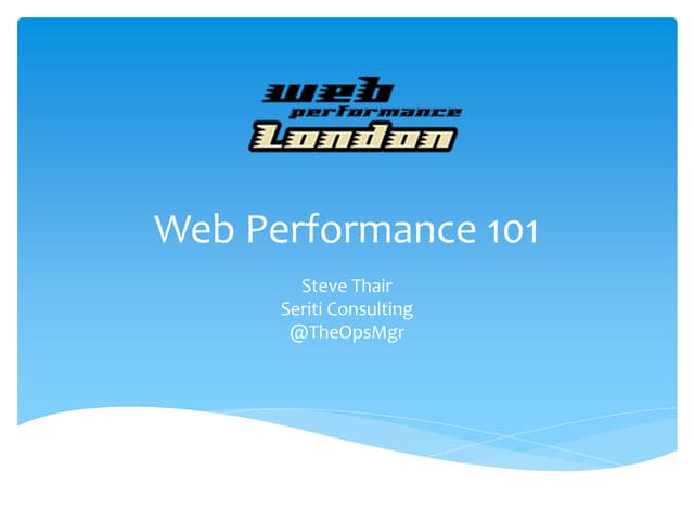 Web performance 101