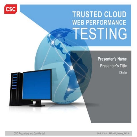 Web Performance Testing