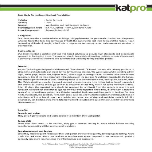 Webportal   .net, azure