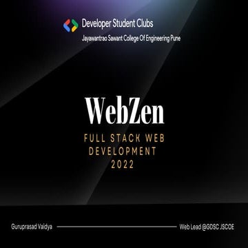 Introduction to web Development | PPT