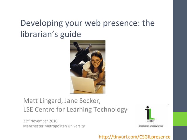 Developing Your Web Presence