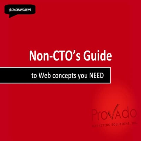 The Non-CTO's Guide to Web Terms and Technology