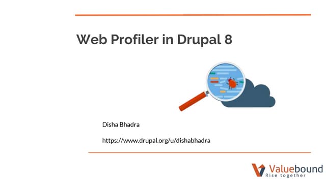 Web profiler in drupal 8