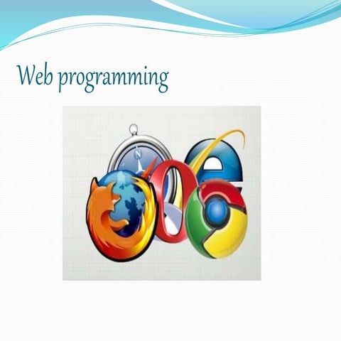 Web programming by varun2308