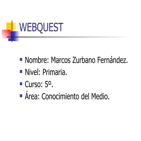 Ejemplo de webquest los animales | PPT