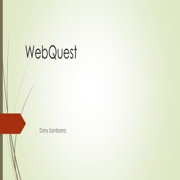 Tipos De Webquest | PPTX