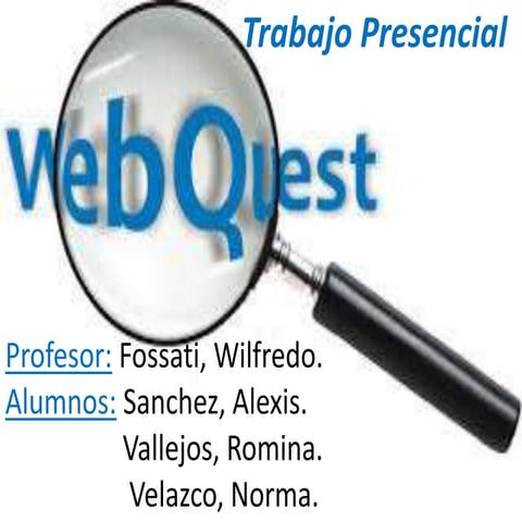 Diseño de webquest | PPTX