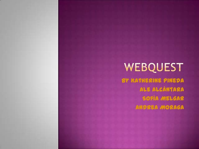 Web quest ALSOANKA GROUP