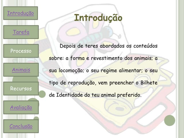 Webquest sobre os animais