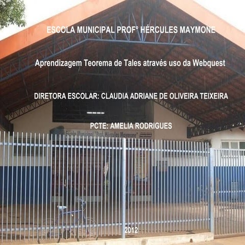 Webquest teorema de tales