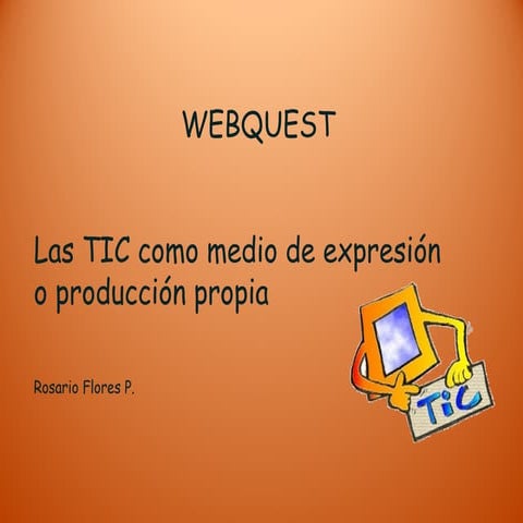 Webquest tic